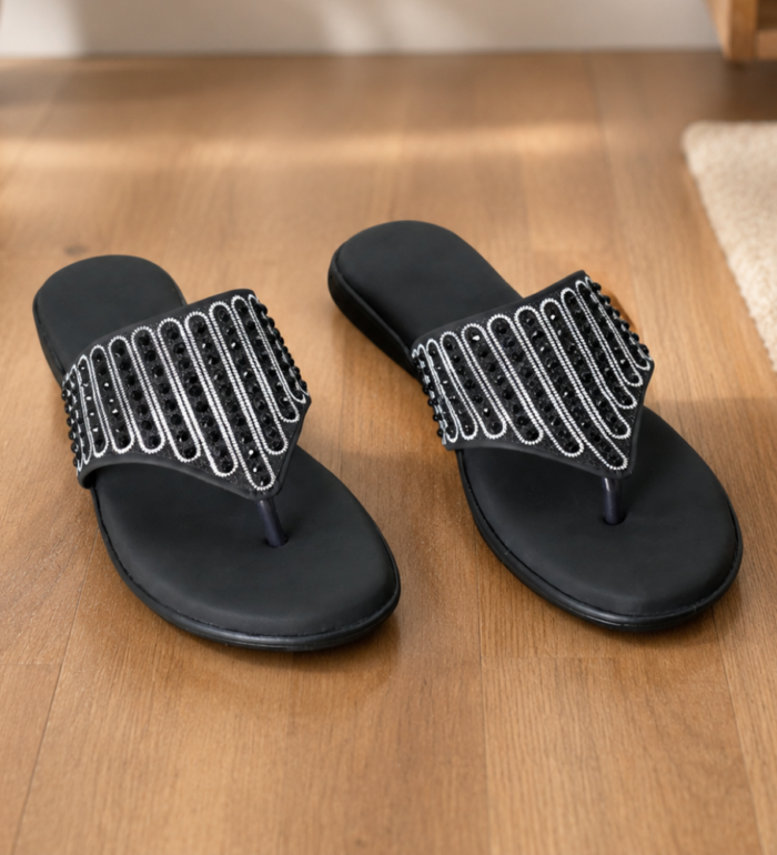 Embellished Women’s Toe-Ring Sandals