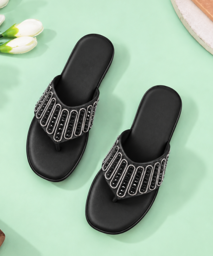 Embellished Women’s Toe-Ring Sandals : FT-022