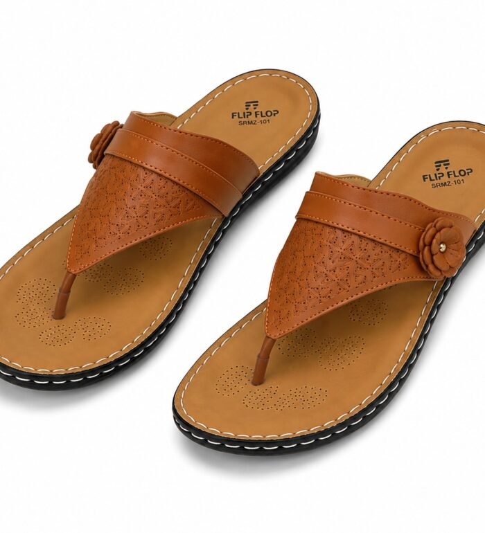 Women’s Floral Flip-Flops : FT-032